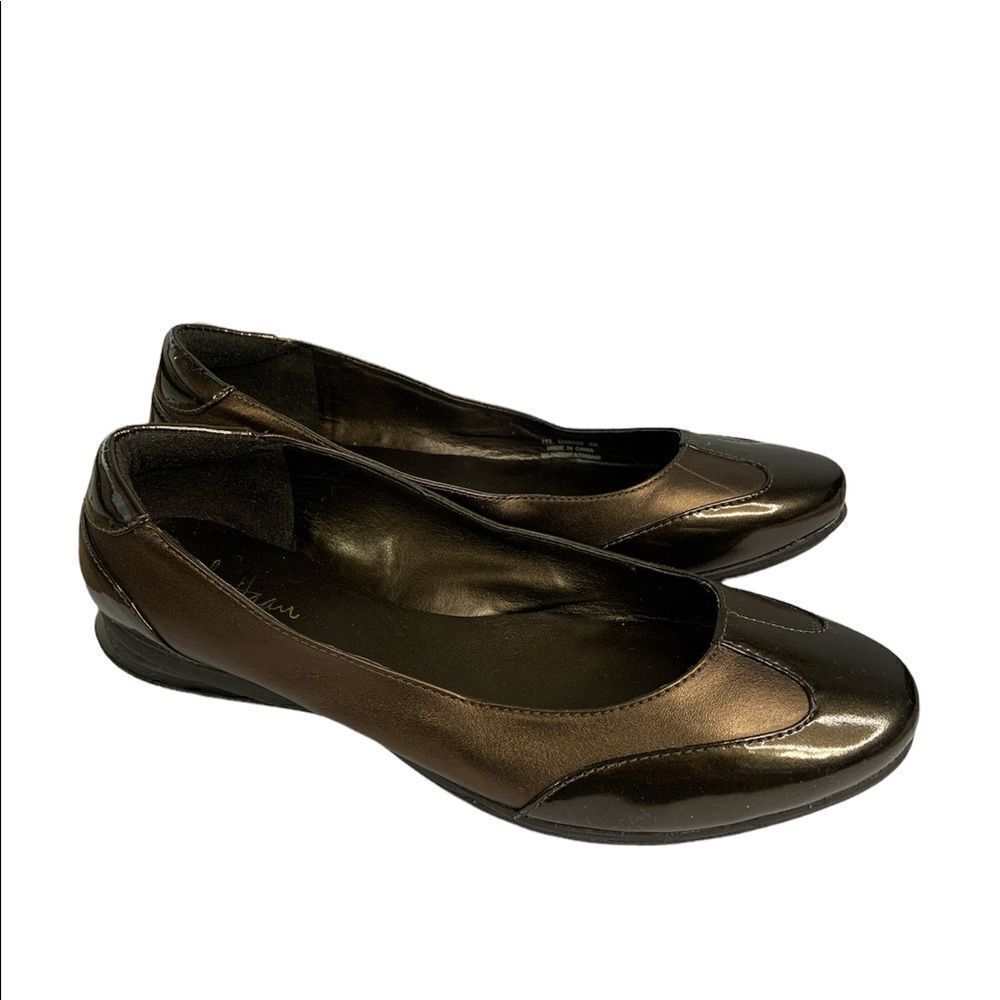 COLE Haan x Nike Air Addison Ballet Flat Shoes in Bronze